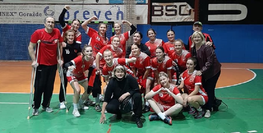 Rukometašice Krivaje protutnjale kroz Goražde